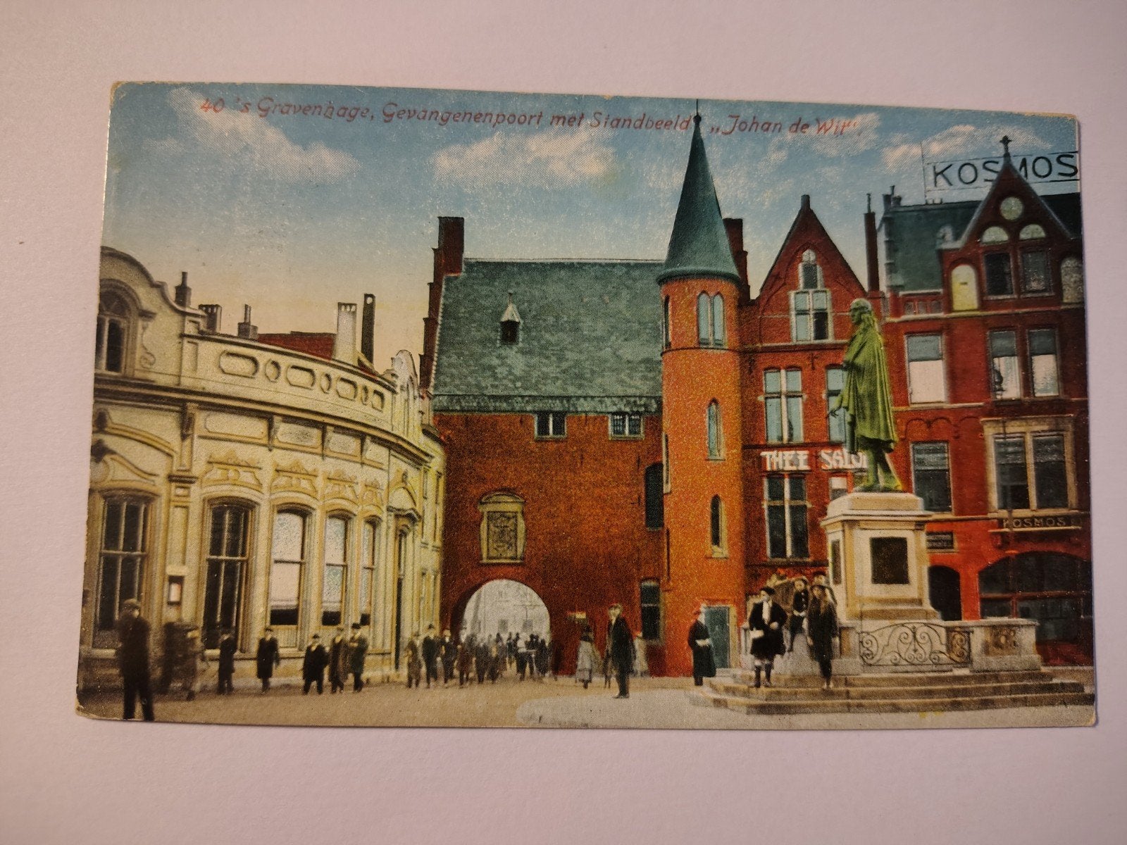 Den Haag Gevangenpoort met Standbeeld "Johan de Wit", Ophalen of Verzenden, Zuid-Holland