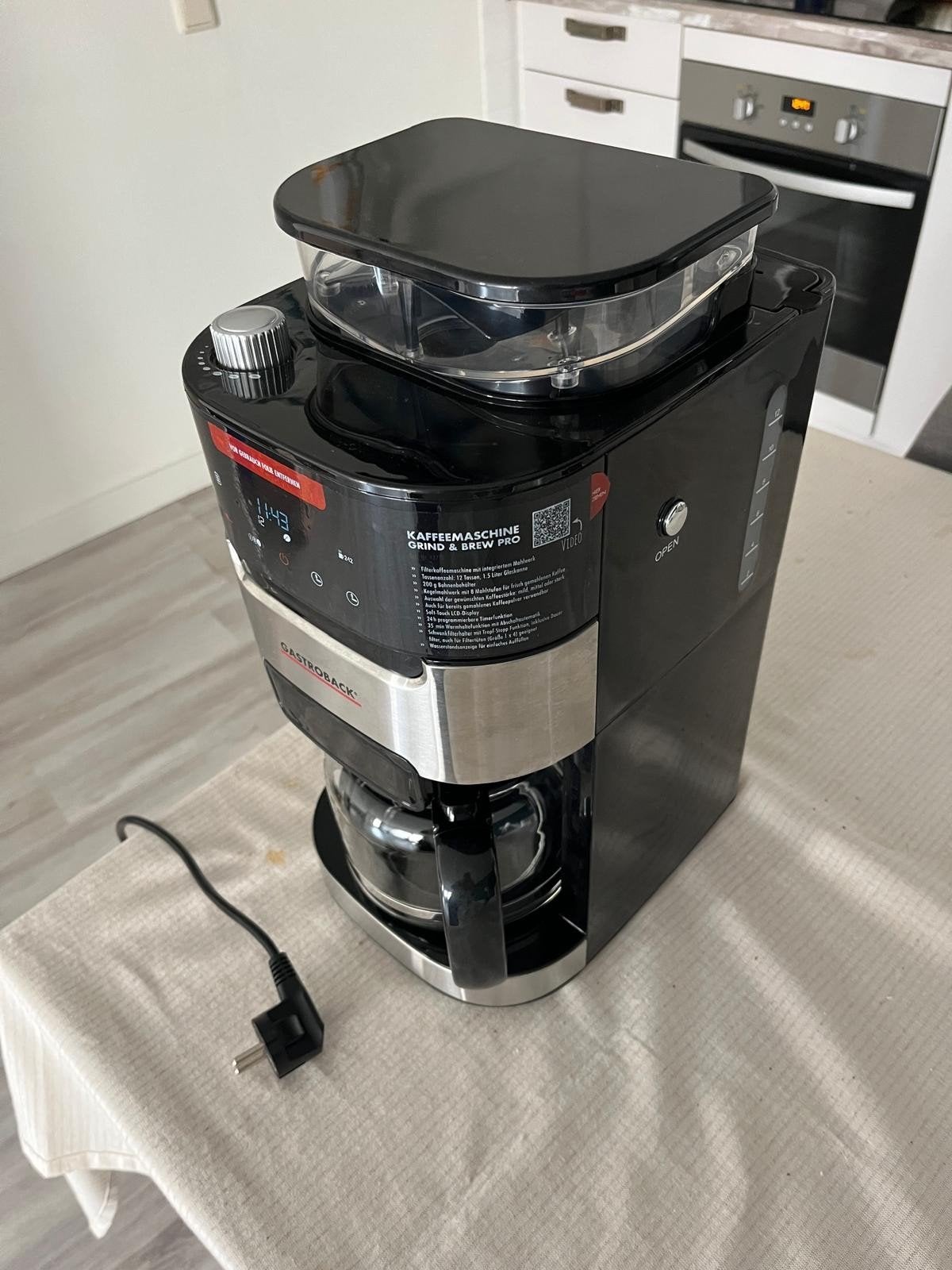 Gastroback Grind & Brew Pro koffiezetapparaat