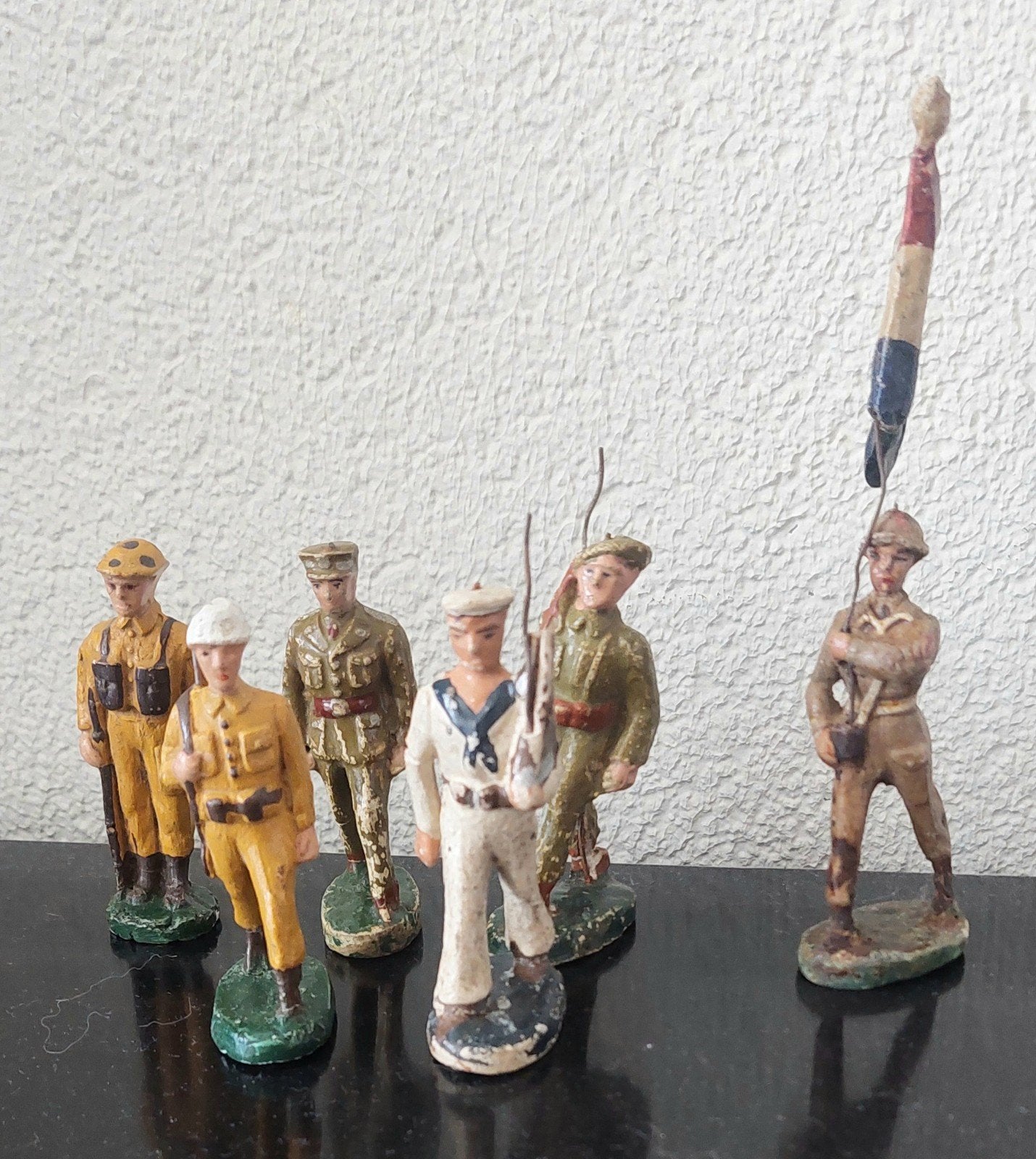 Lot oude soldaten en 1 matroos, Antiek en Kunst, Ophalen of Verzenden