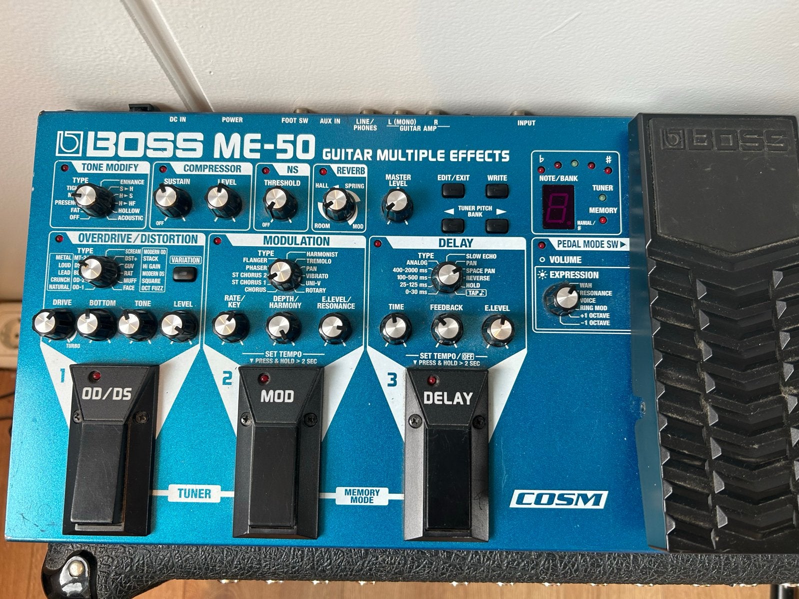 Boss ME-50 Gitaar Multi-effectpedaal, Muziek en Instrumenten, Ophalen, Gebruikt, Chorus
