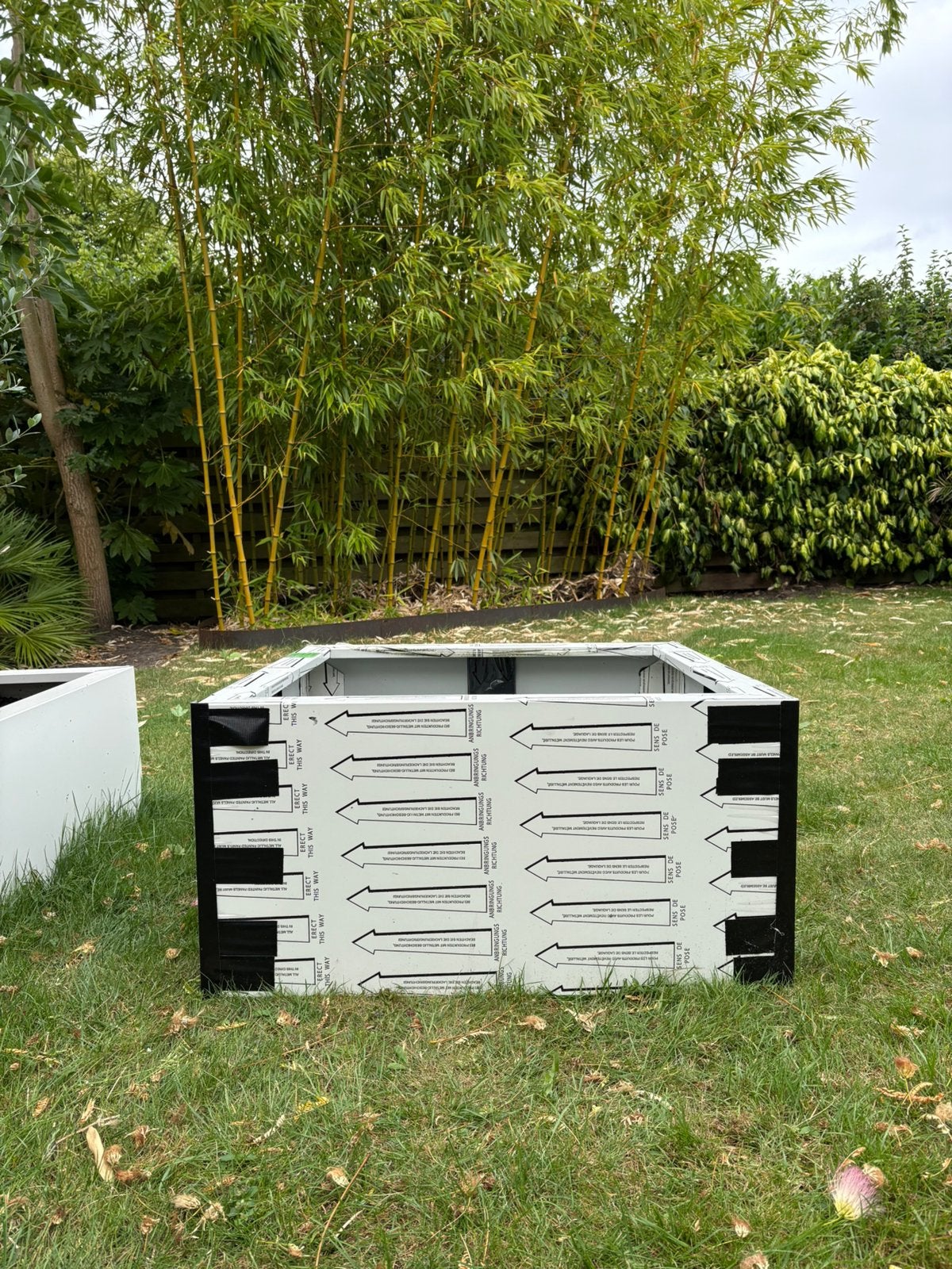 SEV stalen plantenbak wit, Tuin en Terras, Ophalen, Nieuw, Metaal
