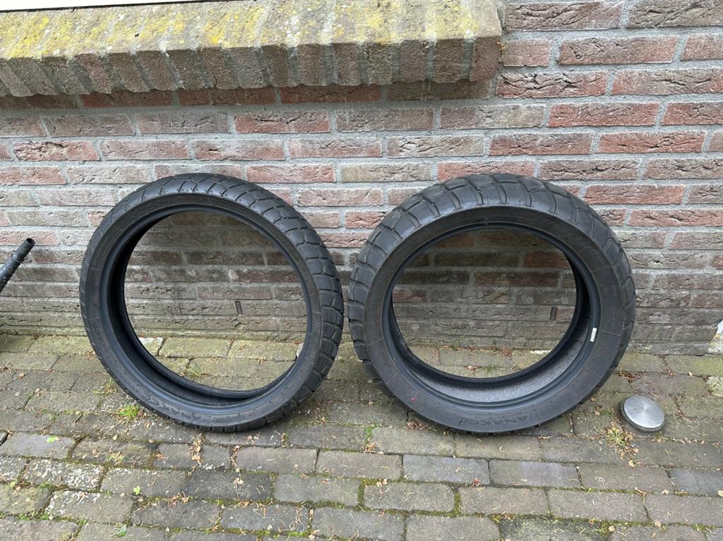 Michelin Anakee Adventure 2CT. Voor & Achterband, Ophalen of Verzenden, Gebruikt