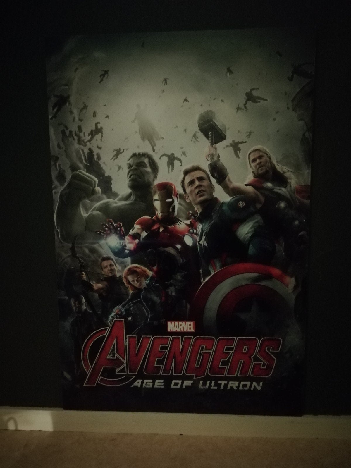 marvel poster, Verzamelen, Ophalen, A1 t/m A3, Film en Tv, Rechthoekig Staand