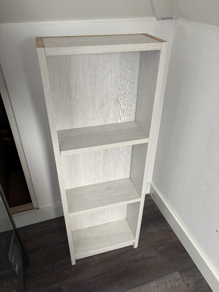 Boekenkastje wit eiken, Ophalen, Met plank(en), Minder dan 50 cm, Zo goed als nieuw