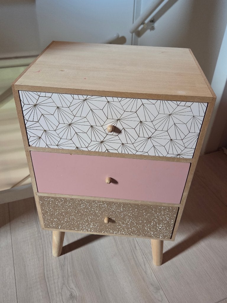 Kleine ladekast kinderkamer, Huis en Inrichting, Ophalen, Minder dan 50 cm, Gebruikt, 3 of 4 laden