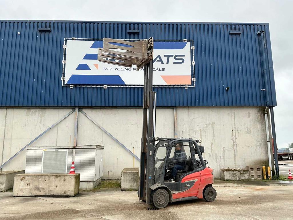 2022 Linde H35T-01 Heftruck met Cascade balenklem, LPG, Heftruck, Linde