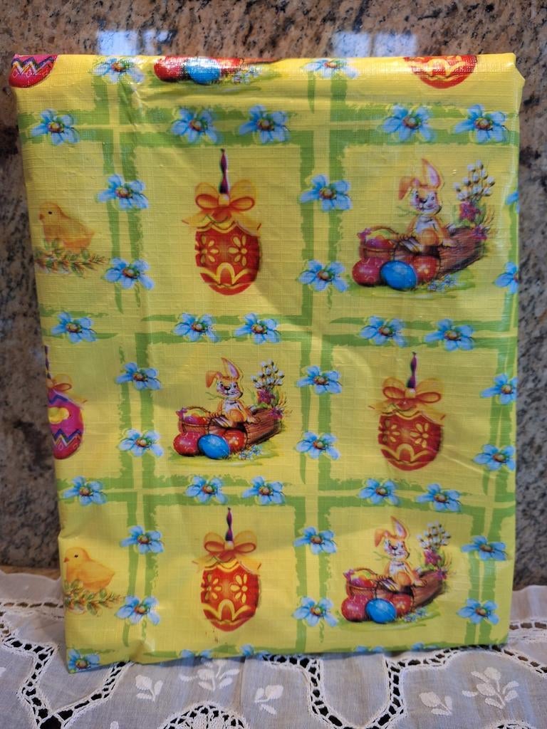 Vintage Paas - tafelkleed, Ophalen of Verzenden