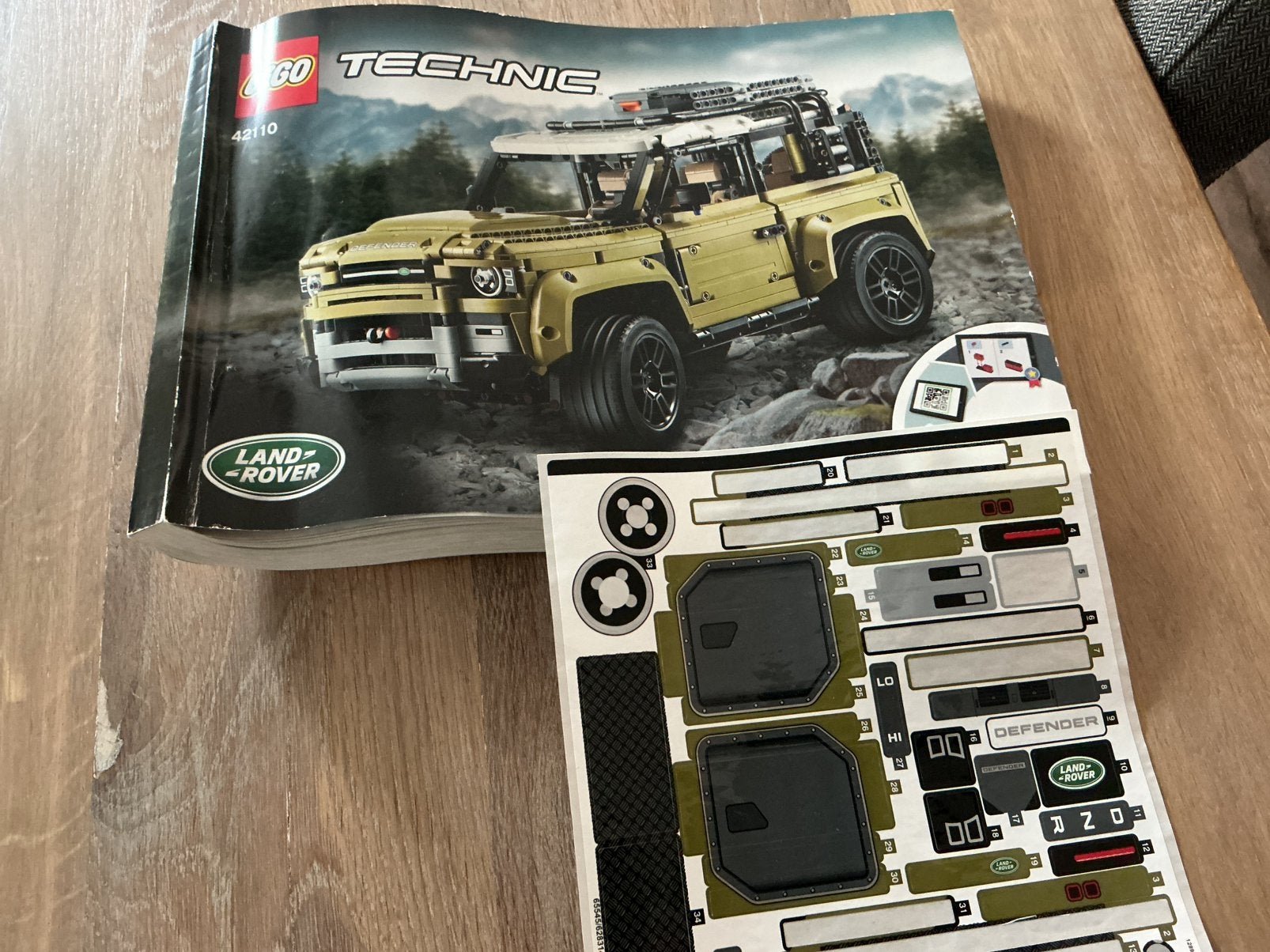 Technic lego landrover defender 42110, Lego, Ophalen of Verzenden, Zo goed als nieuw, Technic