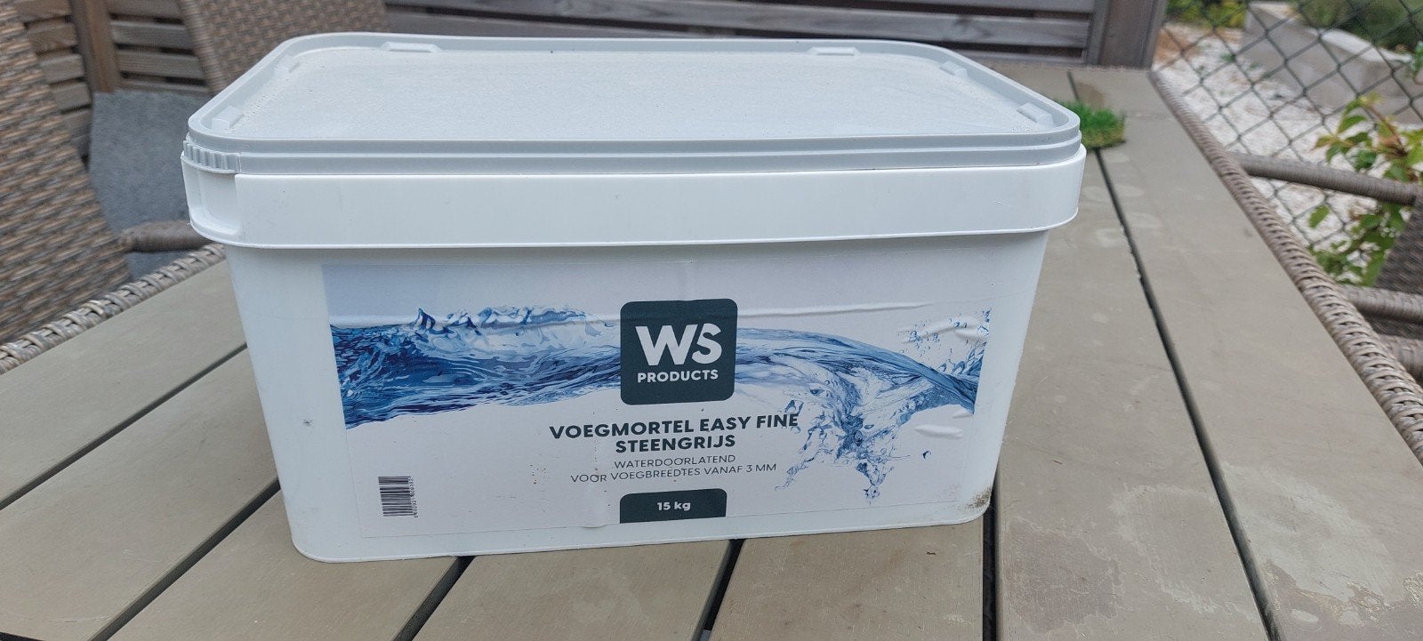 Voegmortel Easy Fine Steengrijs (WS products), Ophalen, Doos, Minder dan 40 cm, Nieuw