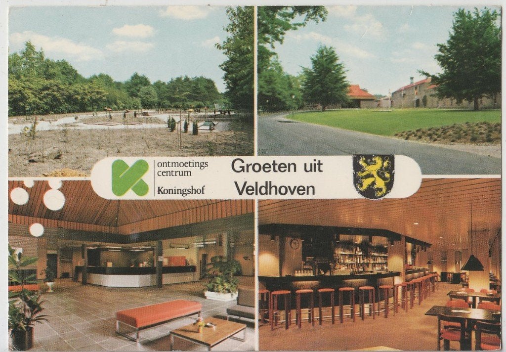 Veldhoven Groeten Koningshof  Natuur Interieur 1981 gelopen, Verzenden, 1980 tot heden, Gelopen, Noord-Brabant