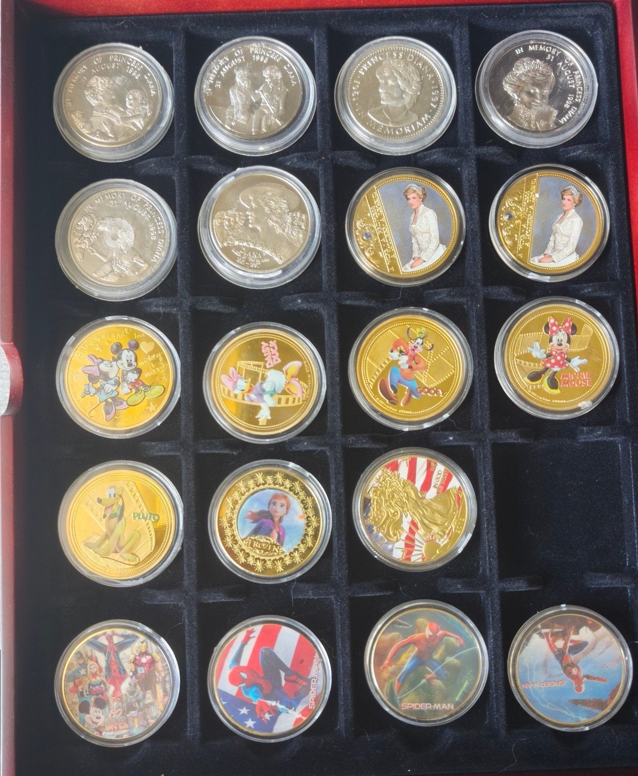 Disney Diana munten, Verzamelen, Ophalen of Verzenden, Overige figuren, Overige typen
