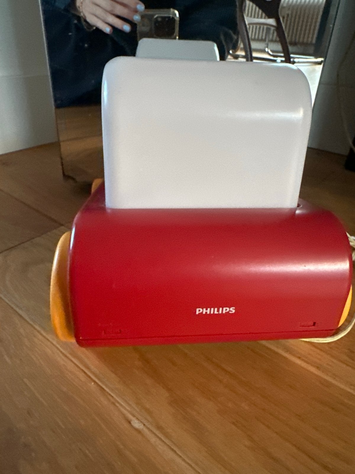 Philips kinderlamp auto rood - Nachtlampje, Gebruikt, Rood, Ophalen of Verzenden, Lamp