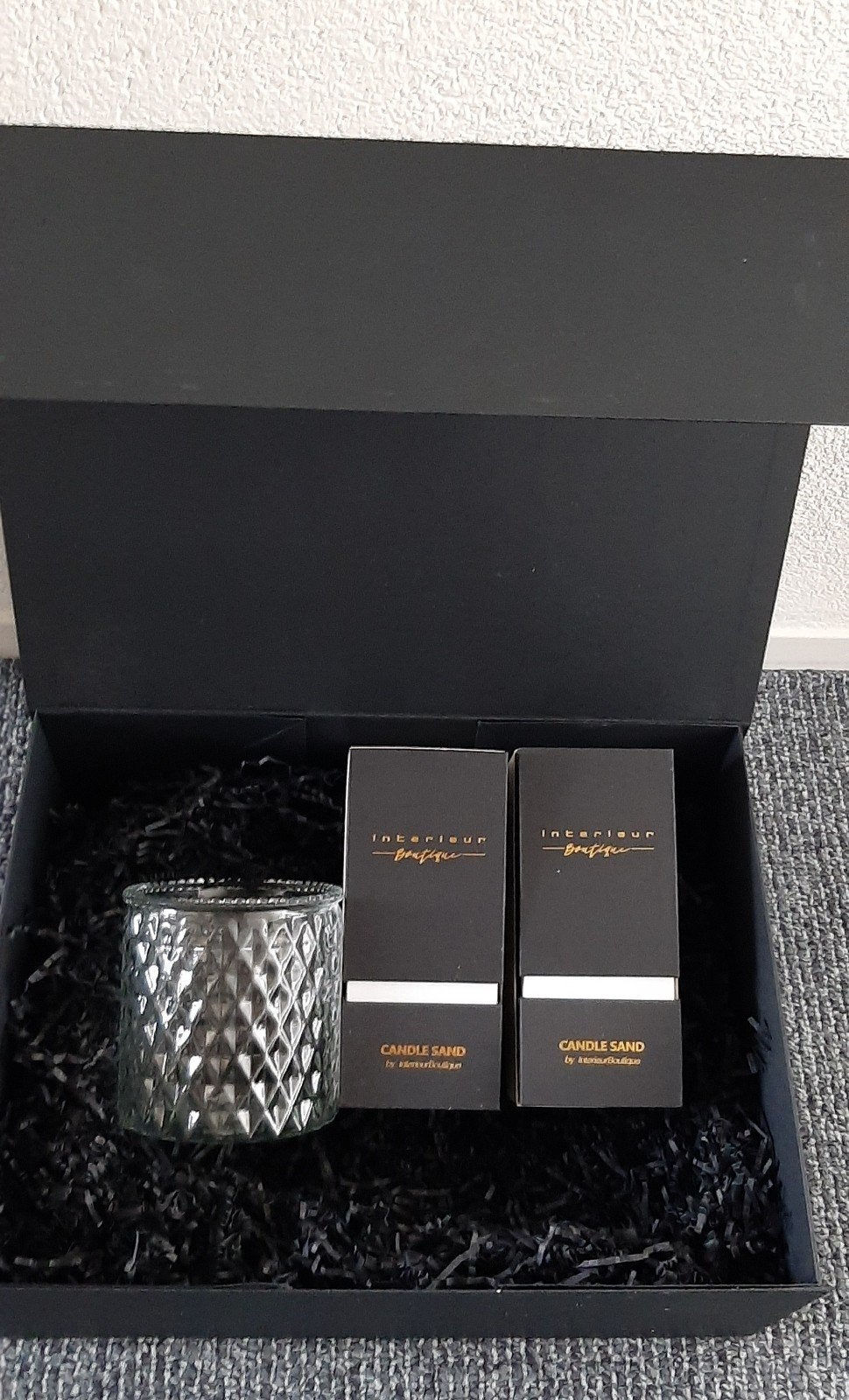 Nieuw Interieur Boutique Cadeaubox: Candle Sand&Kaarshouder, Verzenden, Nieuw, Glas, Kaars