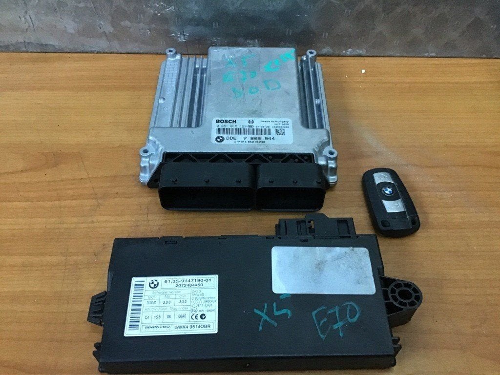 Computer motormanagement set BMW X5 E70 7809944, Gebruikt, -, -, Ophalen of Verzenden