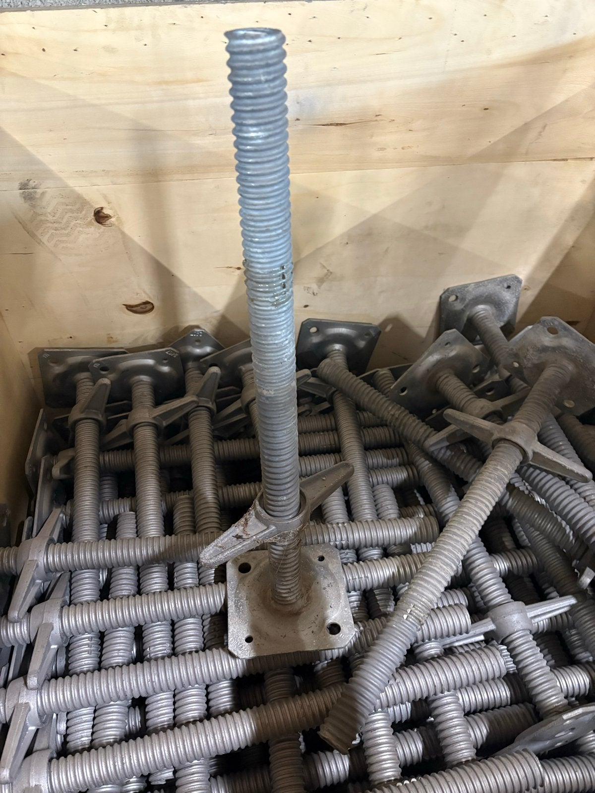 Voetspindel spindels spindel 60cm compatibel oa. Layher MJ, Doe-het-zelf en Verbouw, Ophalen, Nieuw, Overige typen, Minder dan 2 meter