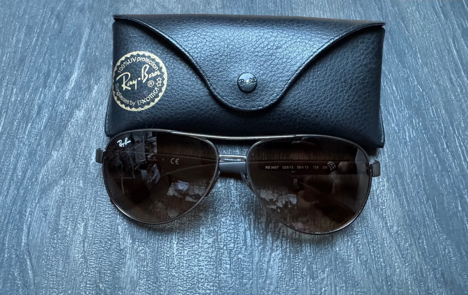 Ray-Ban Pilot Limited Edition RB3457 029/13, Zonnebril, Overige kleuren, Ophalen of Verzenden, Zo goed als nieuw