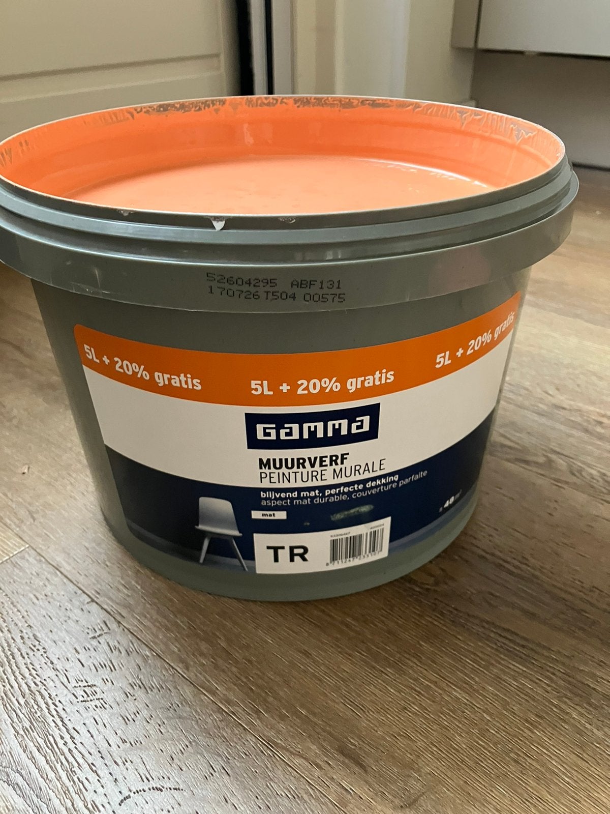 Gamma muurverf 6 liter, Ophalen, Overige kleuren, 5 tot 10 liter, Nieuw