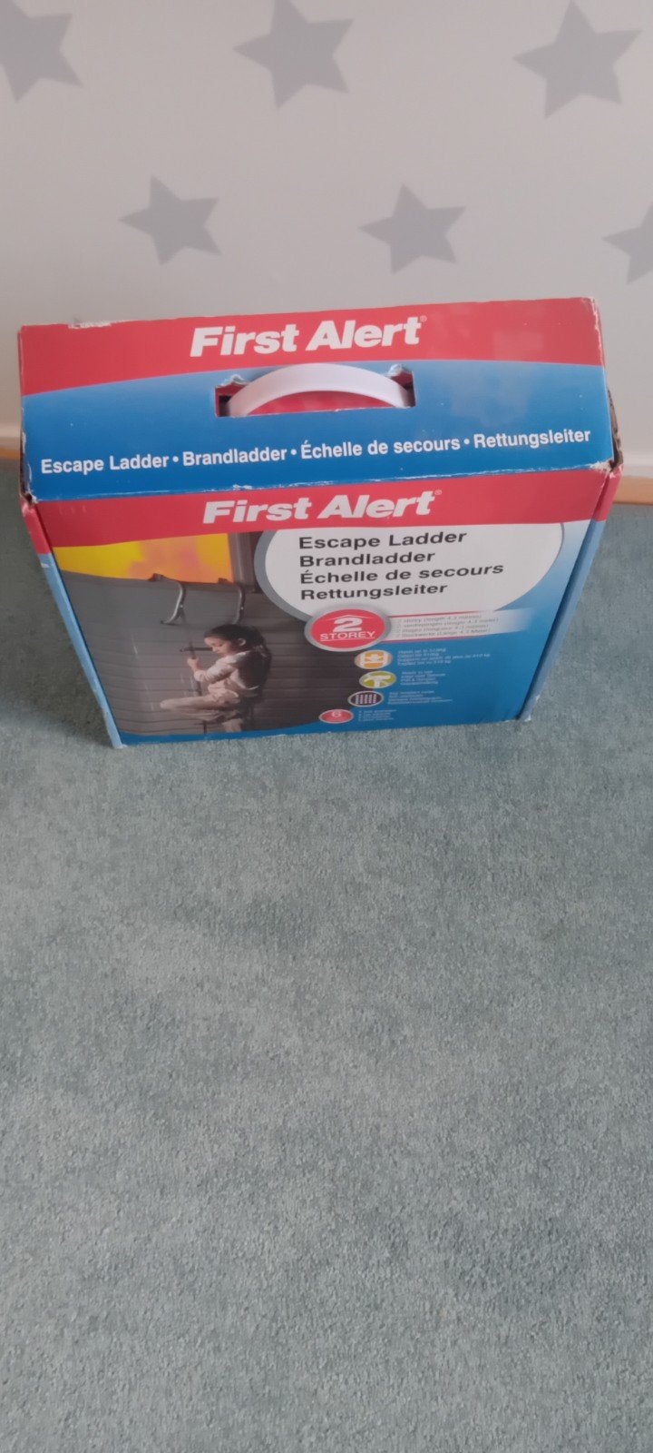 First Alert Brandladder - ongebruikt, Doe-het-zelf en Verbouw, Ladders en Trappen, Nieuw, Ophalen of Verzenden, Ladder, Opvouwbaar of Inschuifbaar