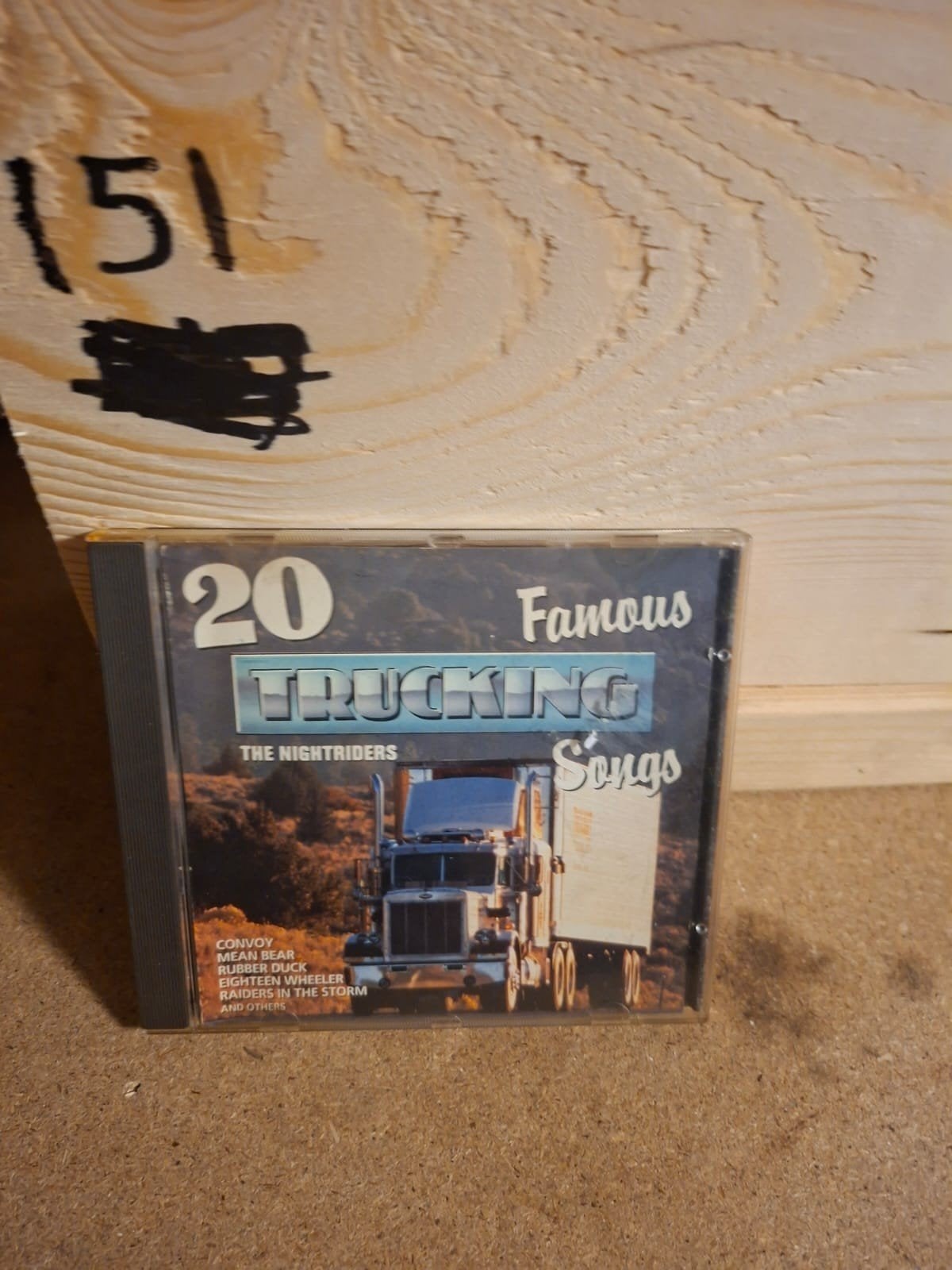 20 Famous Trucking Songs CD - The Nightriders, Ophalen of Verzenden, Gebruikt, Overige genres, Album