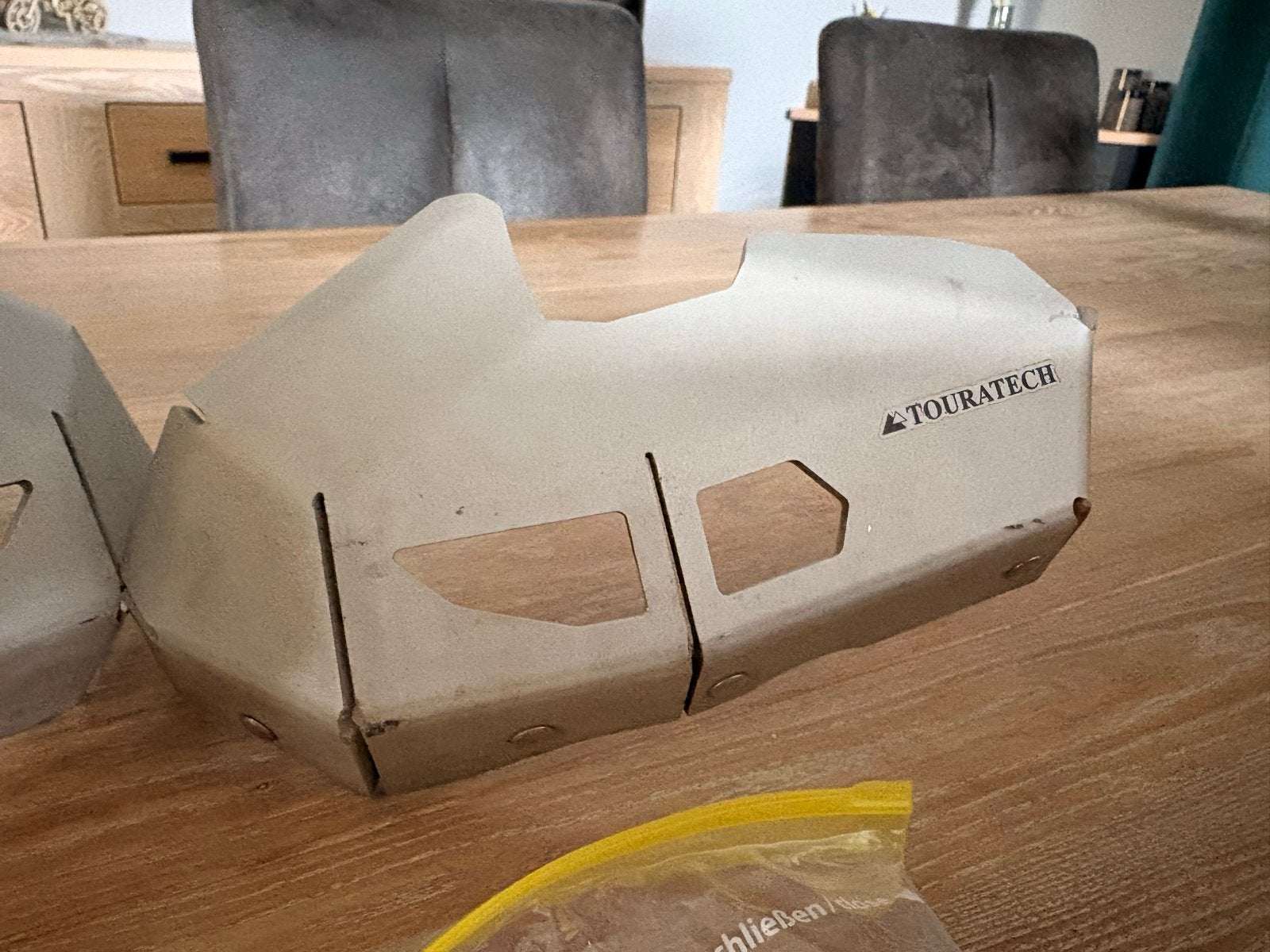 Touratech cilinderbeschermers r1200gs dohc, Ophalen of Verzenden, Gebruikt
