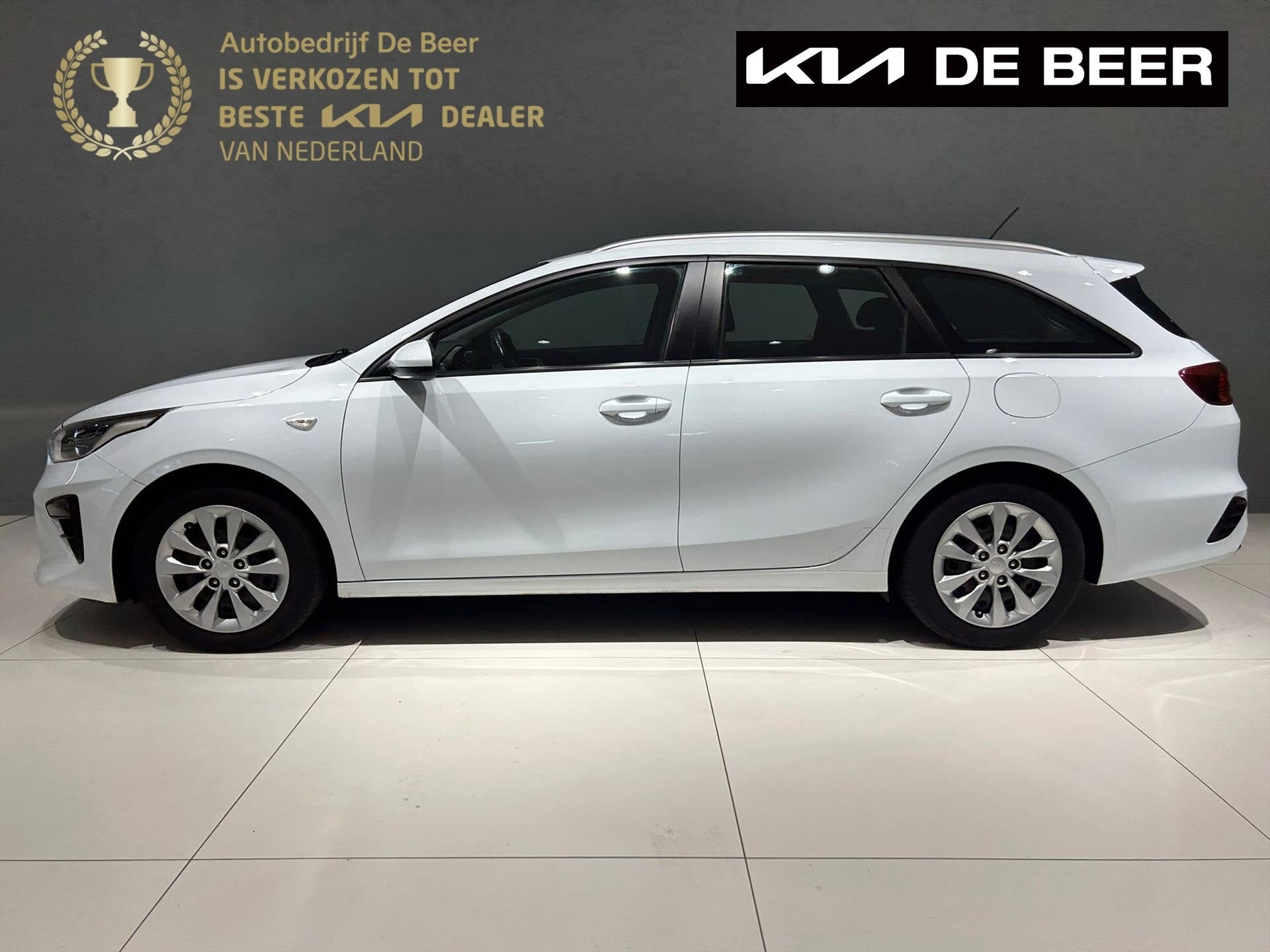 Kia Ceed Sw 1.0 T-GDi 120pk ComfortLine, Auto's, 12 maanden, Stof, Gebruikt, Wit