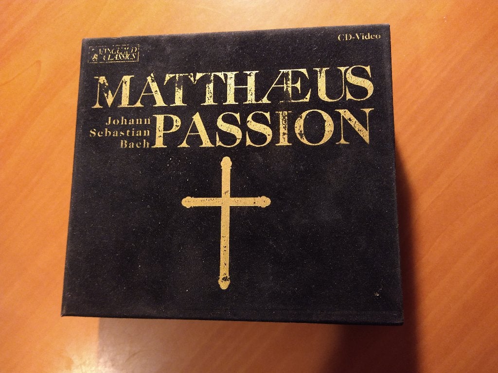 3-CD-Video Mattheus Passion - Johann Sebastian Bach, Ophalen of Verzenden, Barok, Zo goed als nieuw, Overige typen