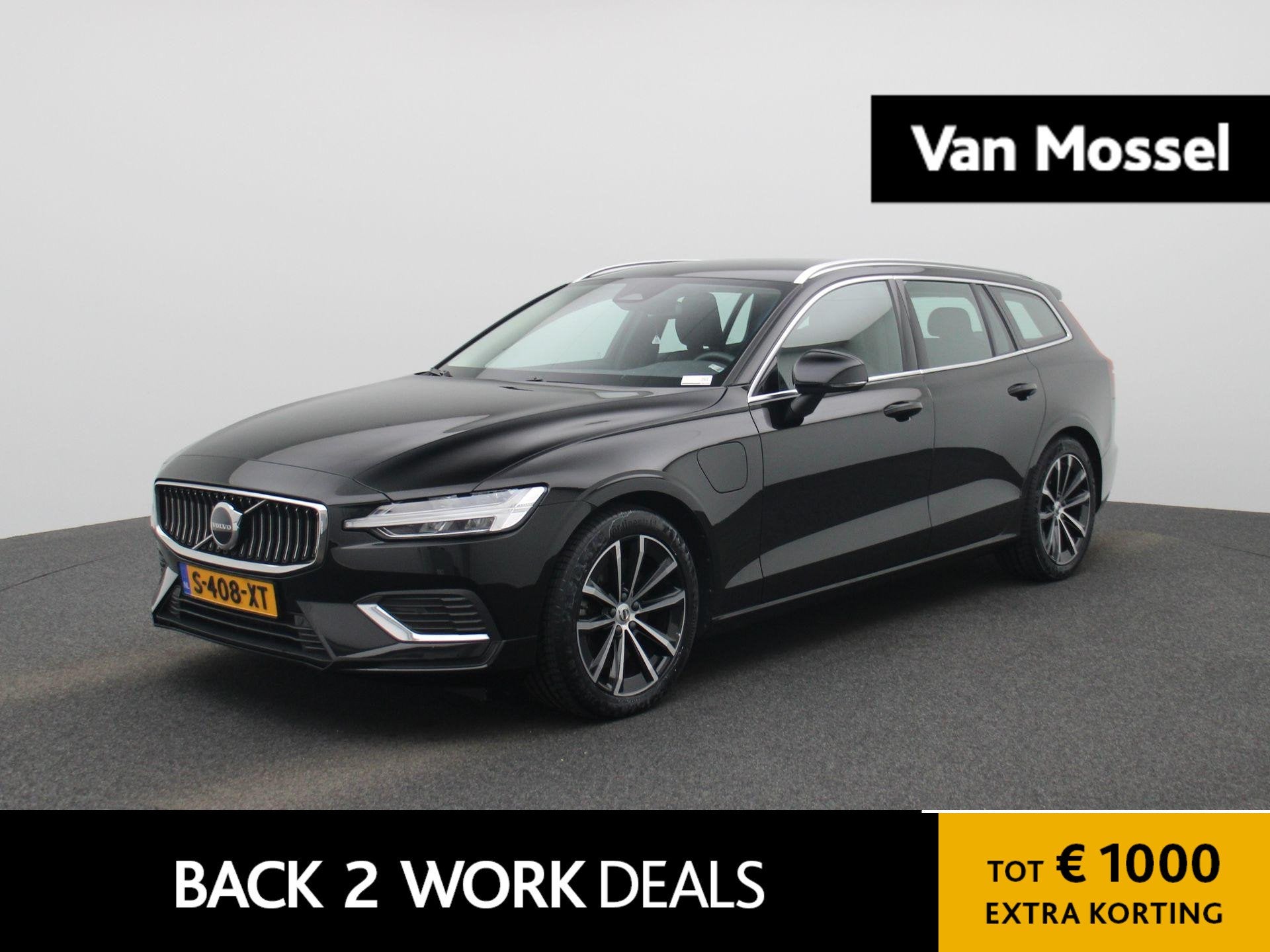 Volvo V60 2.0 T6 Plug-in hybrid AWD Essential Bright | Apple, Auto's, Automaat, Stof, Gebruikt, Euro 6