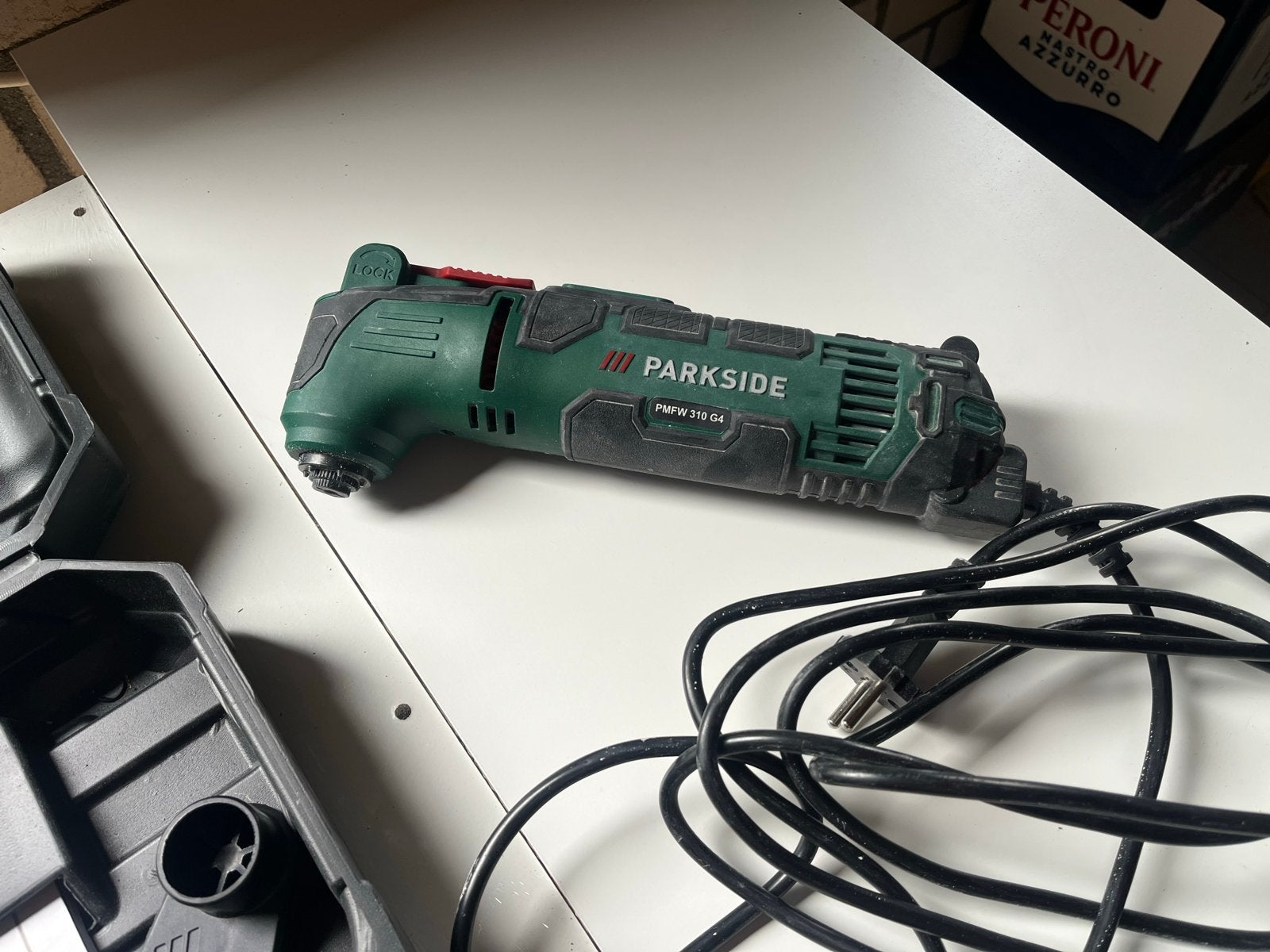 Parkside Multitool PMFW 310 G4 met accessoires en koffer, Ophalen, Gebruikt, Multitool, Parkside