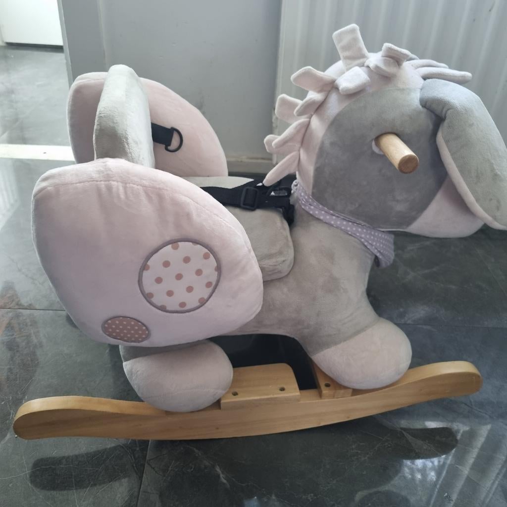 Nattou hobbelezel met gordel, Kinderen en Baby's, Ophalen, Zo goed als nieuw, Overige typen