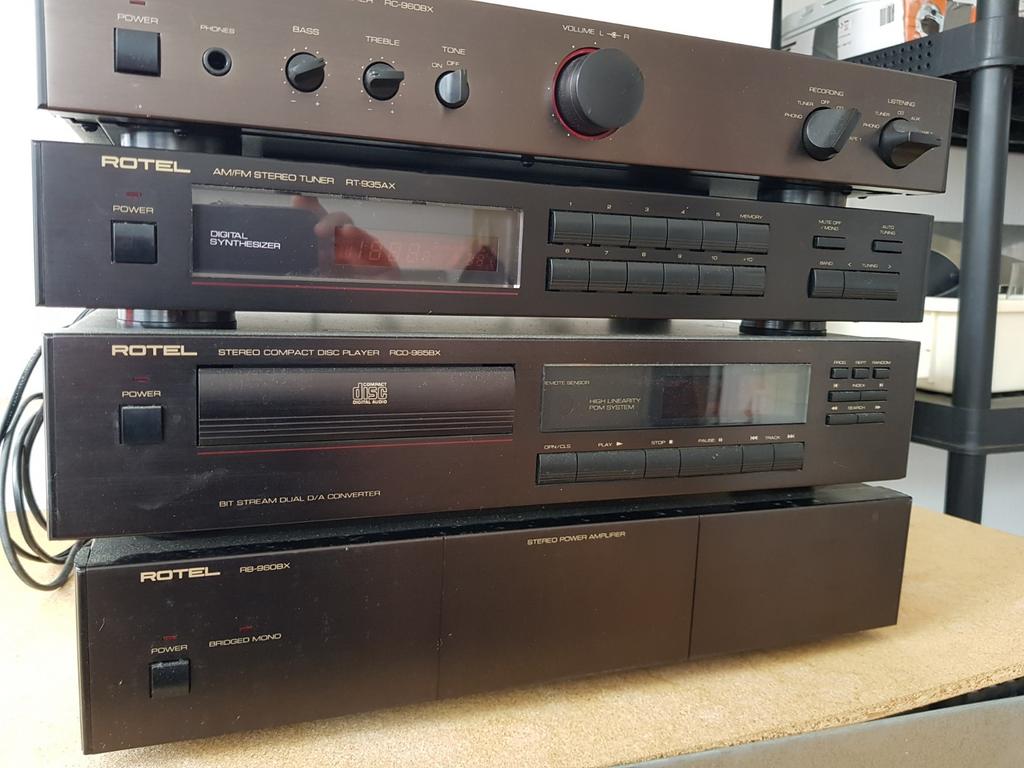 Rotel Toren Set Top Set - Versterker, Tuner, CD-speler, Overige merken, Gebruikt, Tuner of Radio, Losse componenten