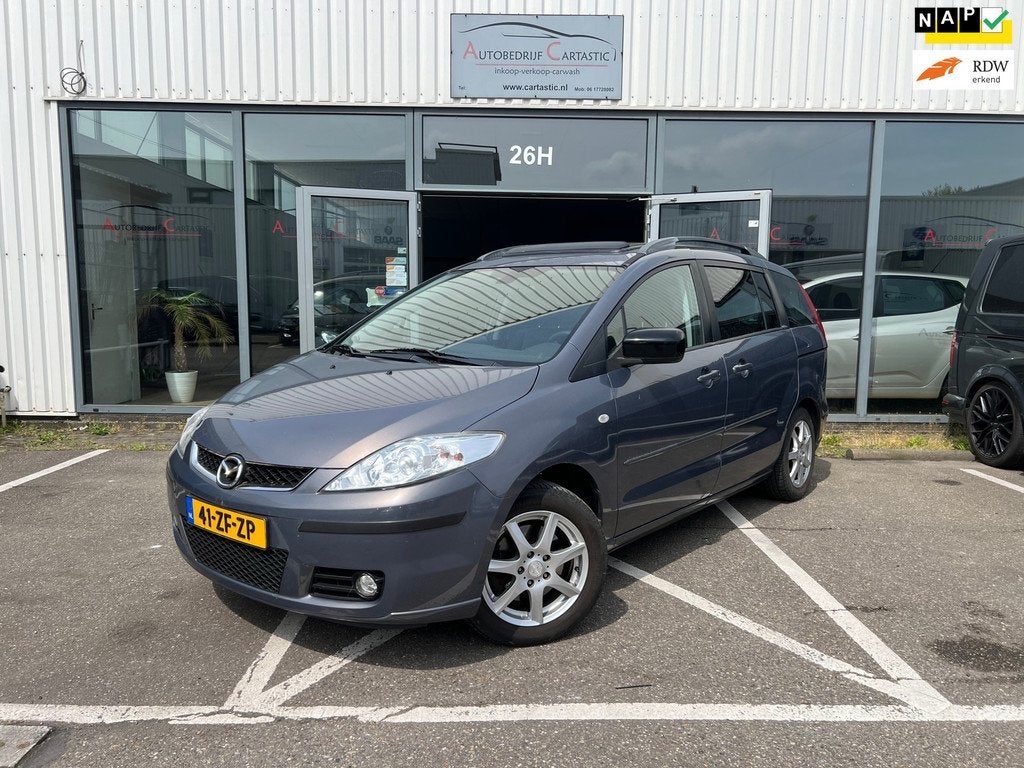 Mazda 5 1.8 Executive CLIMA | PANO | 7 ZITS | ONDERHOUDEN |, Auto's, Mazda, Bedrijf, Te koop, ABS, Airbags, Airconditioning, Automatische klimaatregeling