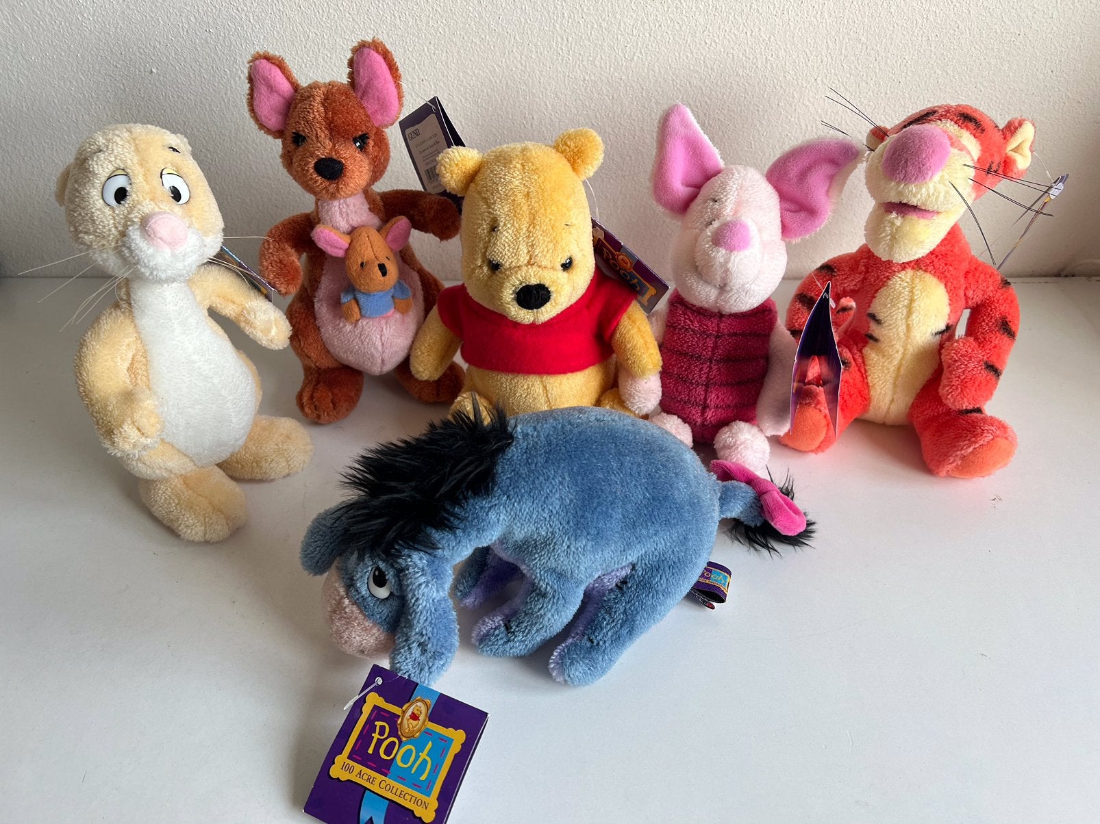 Set Winnie the Pooh 100 Acre Collection Collectors Item Gund, Ophalen of Verzenden, Winnie de Poeh of vrienden, Nieuw, Knuffel