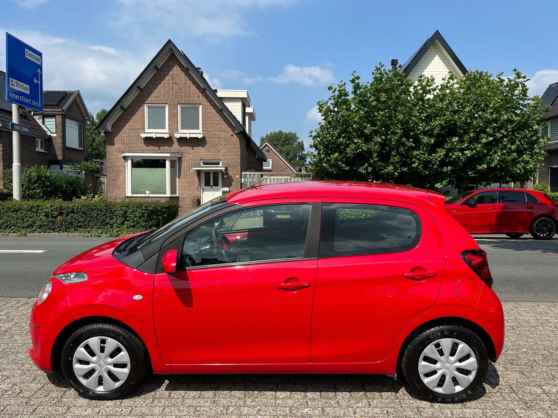 Citroen C1 1.0 e-VTi 109.000 km NL-AUTO-NAP., Auto's, Voorwielaandrijving, Stof, Gebruikt, Zwart