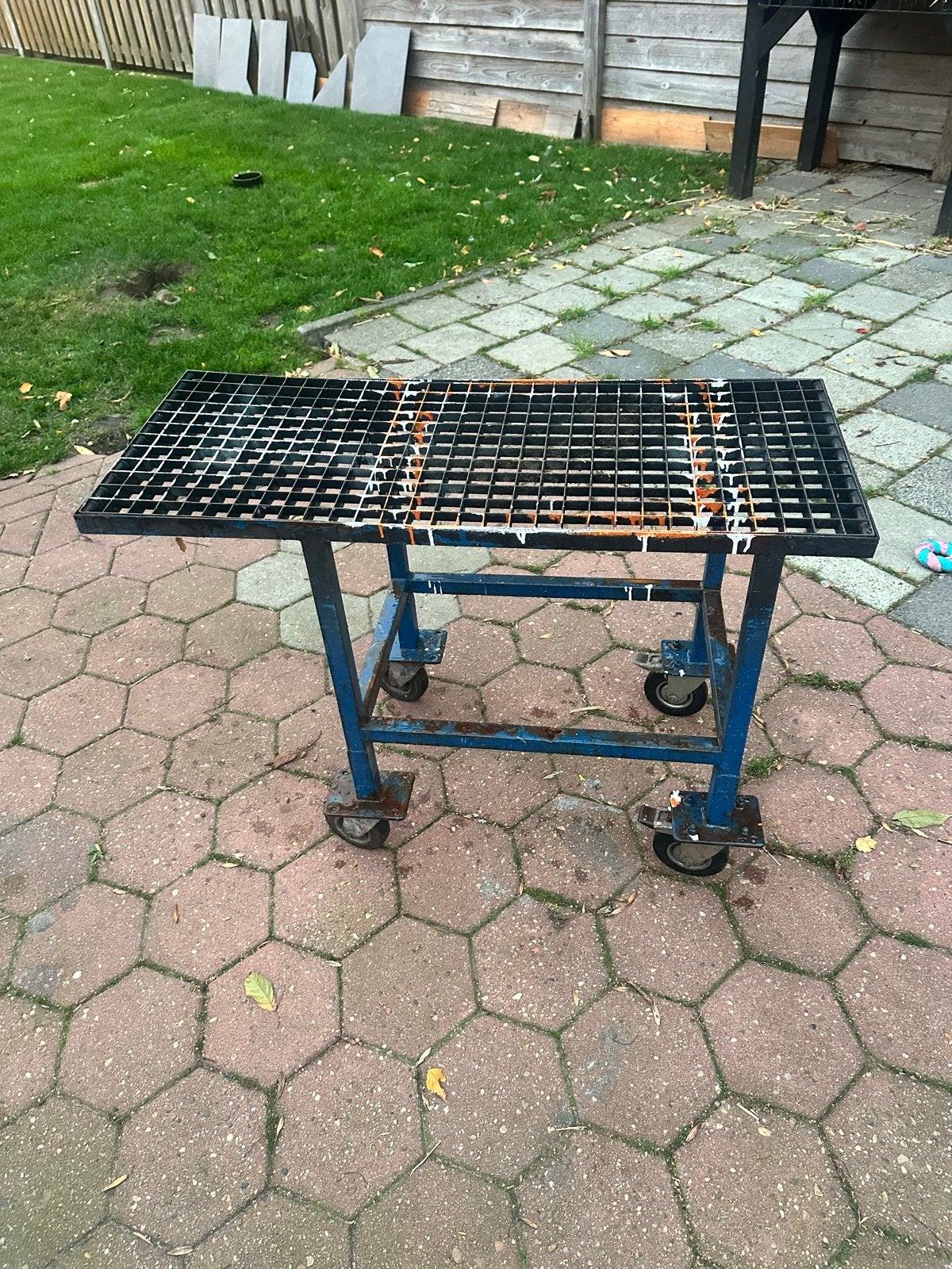 Handig karretje op zwenkwielen, Ophalen, Gebruikt