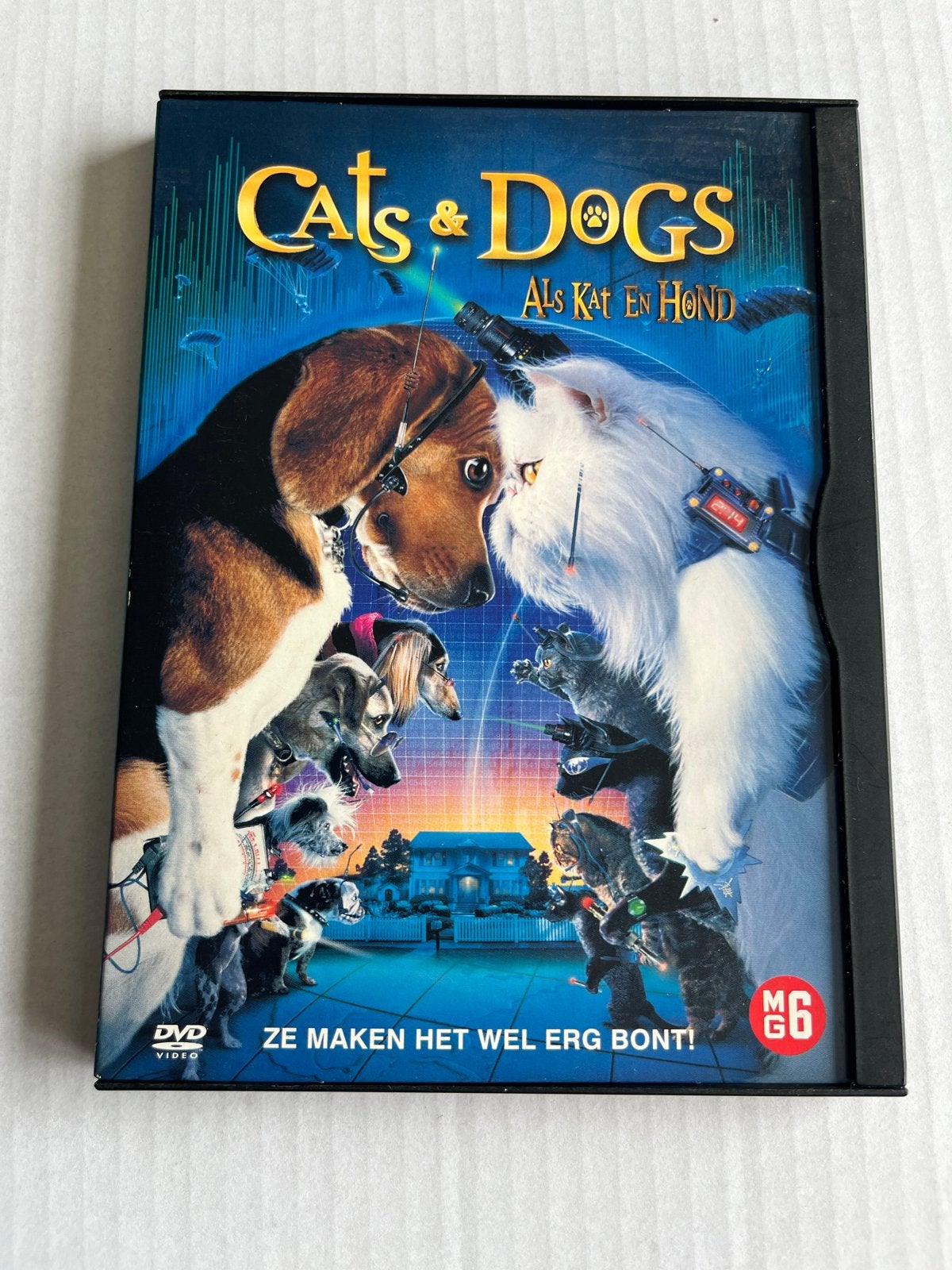 Cats & Dogs: Als Kat en Hond - DVD, Gebruikt, Ophalen of Verzenden, Komedie, Vanaf 6 jaar