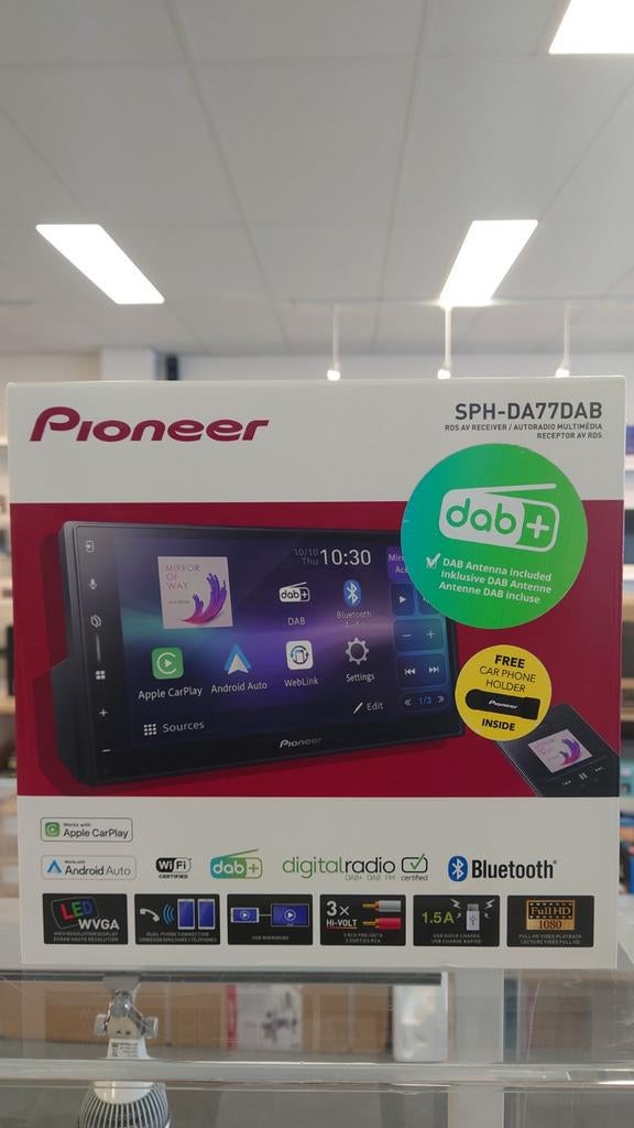 Pioneer SPH-DA77DAB Autoradio, Ophalen of Verzenden, Tilburg, Nieuw, Pioneer