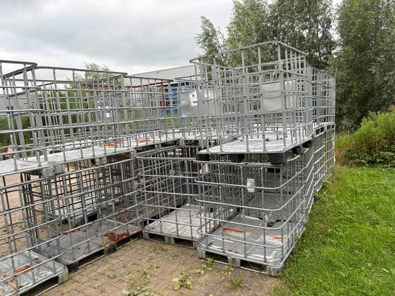 30 stuks nette IBC kratten, Ophalen, 100 cm of meer, 60 cm of meer, Zo goed als nieuw