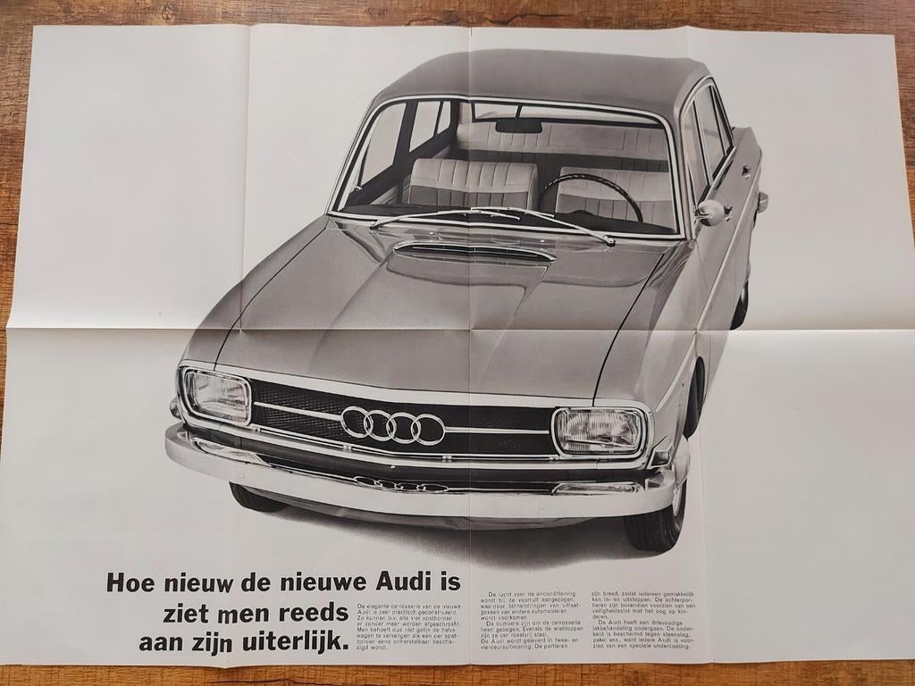 Bijzondere Auto Union met viertaktmotor (Audi) folder, Ophalen of Verzenden, Zo goed als nieuw, Audi