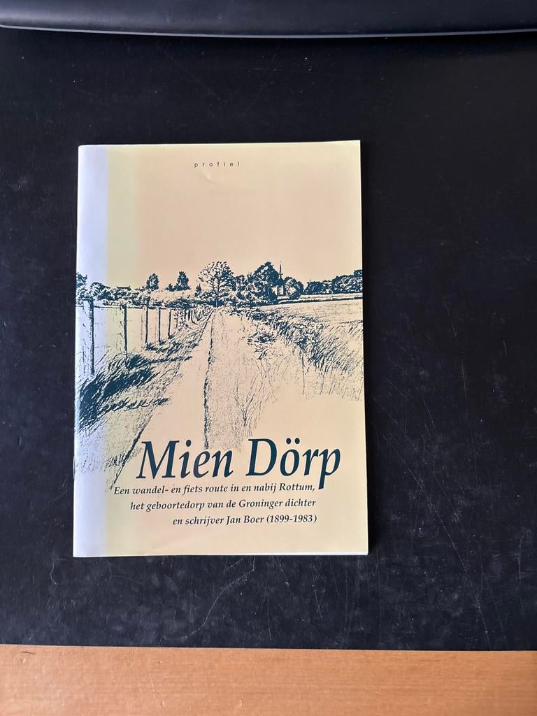 Mien Dörp: Wandel- en fietsroute Rottum (Jan Boer), Overige merken, Fiets- of Wandelgids, Europa, Ophalen of Verzenden