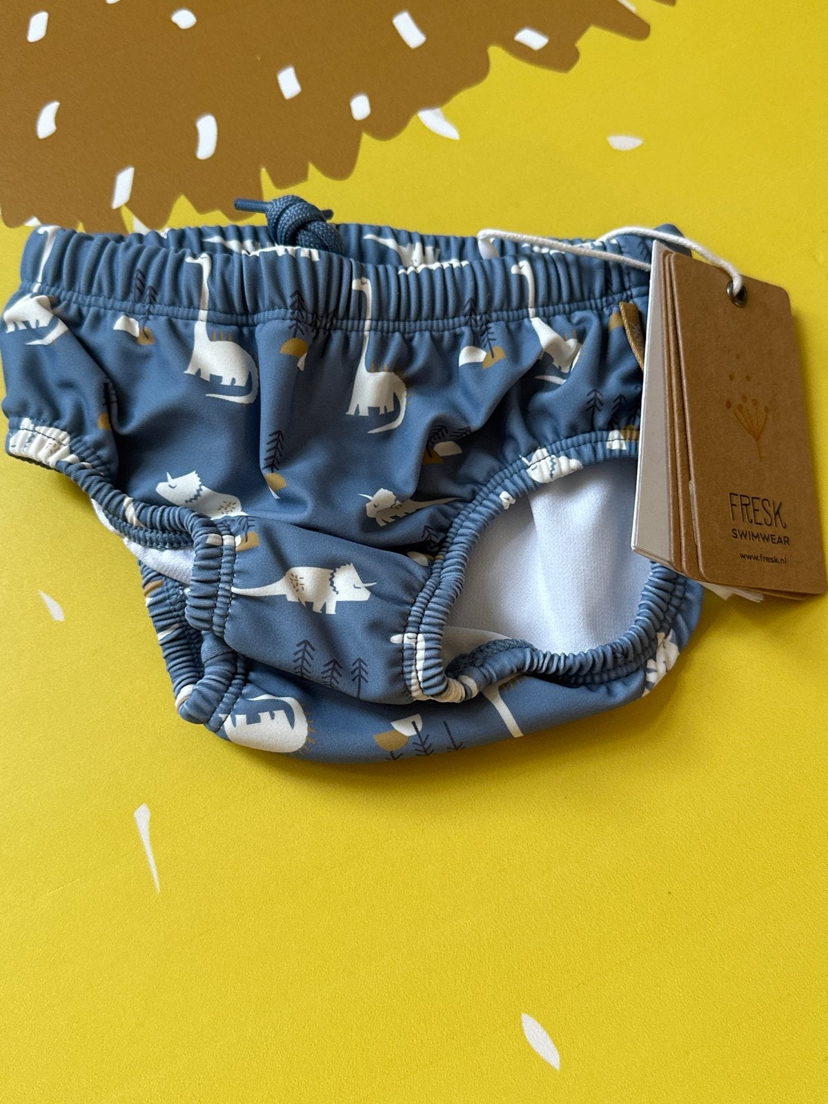 Fresk Wasbare Zwemluier Dino - Maat 74/80 (6-12m), Kinderen en Baby's, UV-zwemkleding, Nieuw, Ophalen of Verzenden, Maat 74