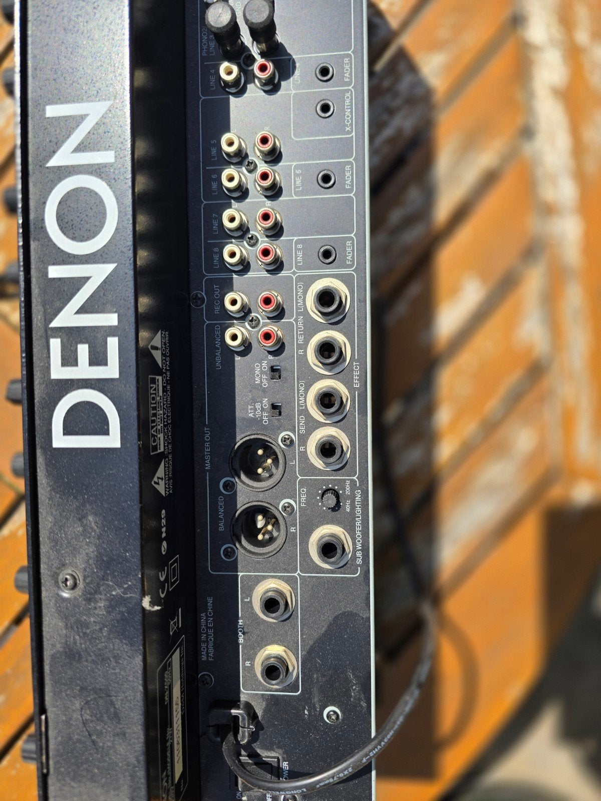 Denon DN-X500 DJ Mixer - Professionele 4-kanaals mixer, Ophalen of Verzenden, Gebruikt, Minder dan 5 kanalen, Microfooningang