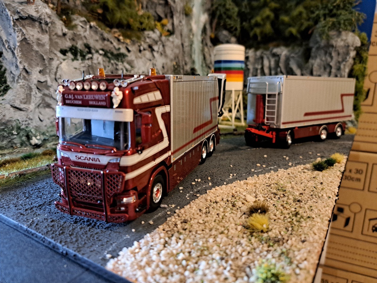 Tekno Scania van Leeuwen, Ophalen of Verzenden, Nieuw, Bus of Vrachtwagen, Tekno