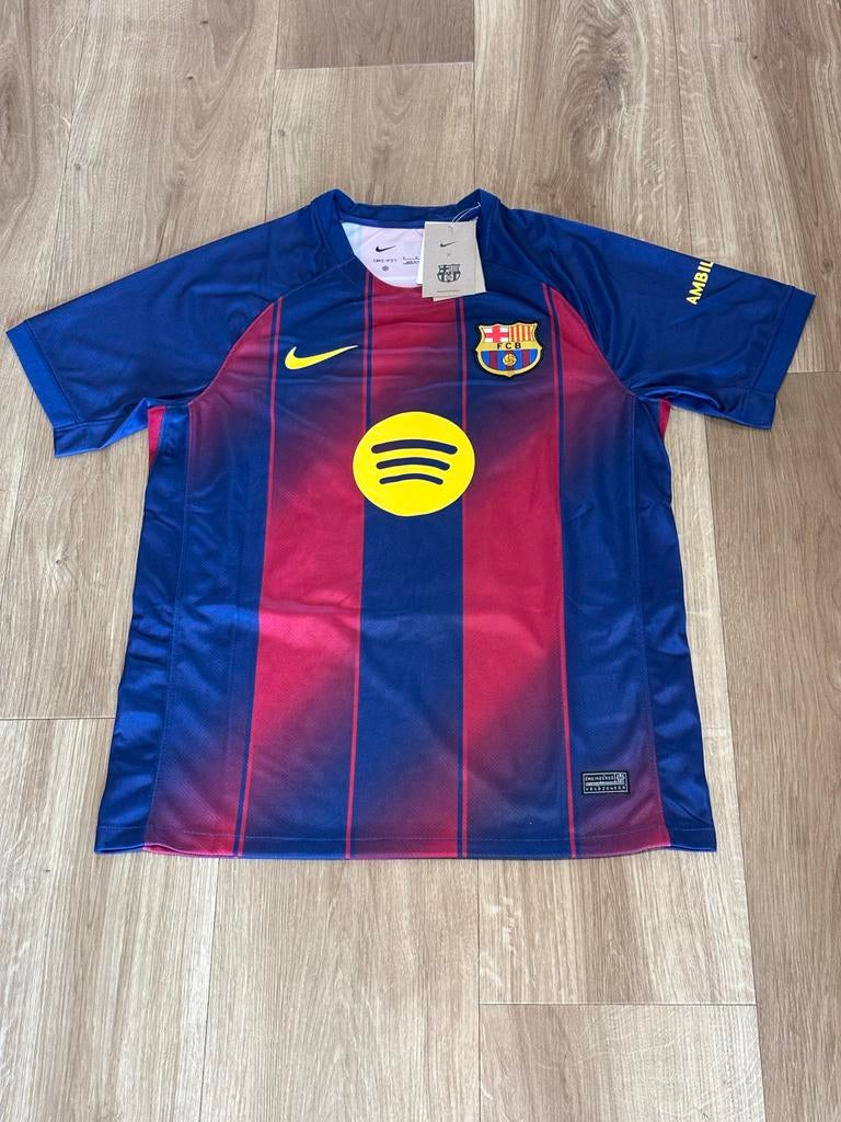 FC Barcelona Thuisshirt 25/26 - Frenkie de Jong #21 Maat M, Sport en Fitness, Voetbal, Maat M, Verzenden, Nieuw, Shirt