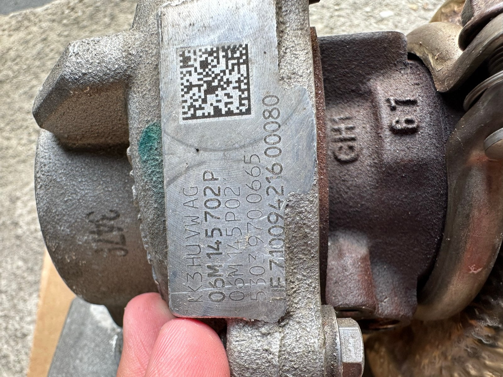 Turbo voor Audi rs4 vanaf 2017  of Porshe (06M145702P), Auto-onderdelen, Motor en Toebehoren, Ophalen of Verzenden, Gebruikt, Volkswagen