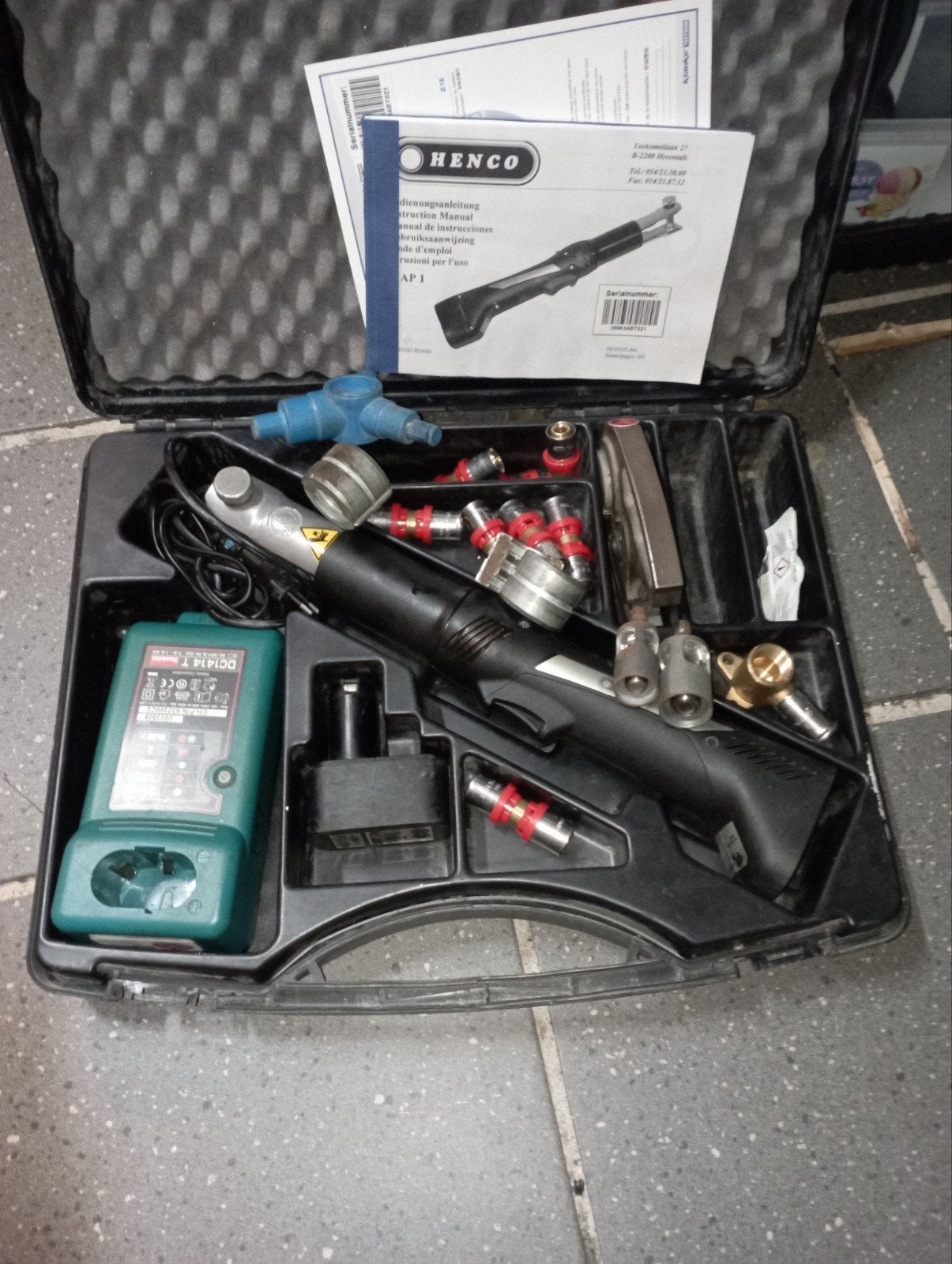 Perstang henco, Doe-het-zelf en Verbouw, Gereedschap | Handgereedschap, Ophalen of Verzenden, Gebruikt
