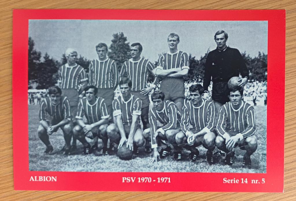 Complete serie van 10 foto kaarten PSV Eindhoven, Verzamelen, Ophalen of Verzenden, Zo goed als nieuw, PSV, Poster, Plaatje of Sticker