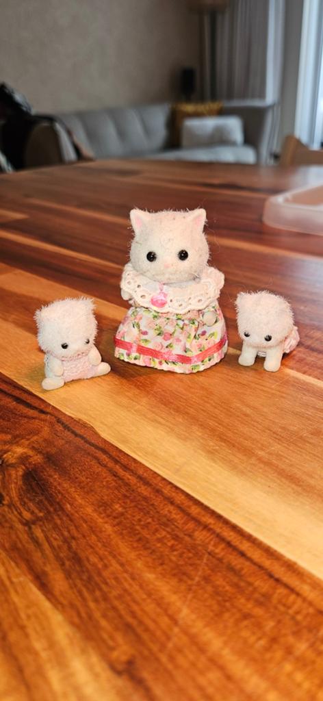 Sylvanian Families, poesjes, Ophalen of Verzenden, Zo goed als nieuw, Poppenhuis