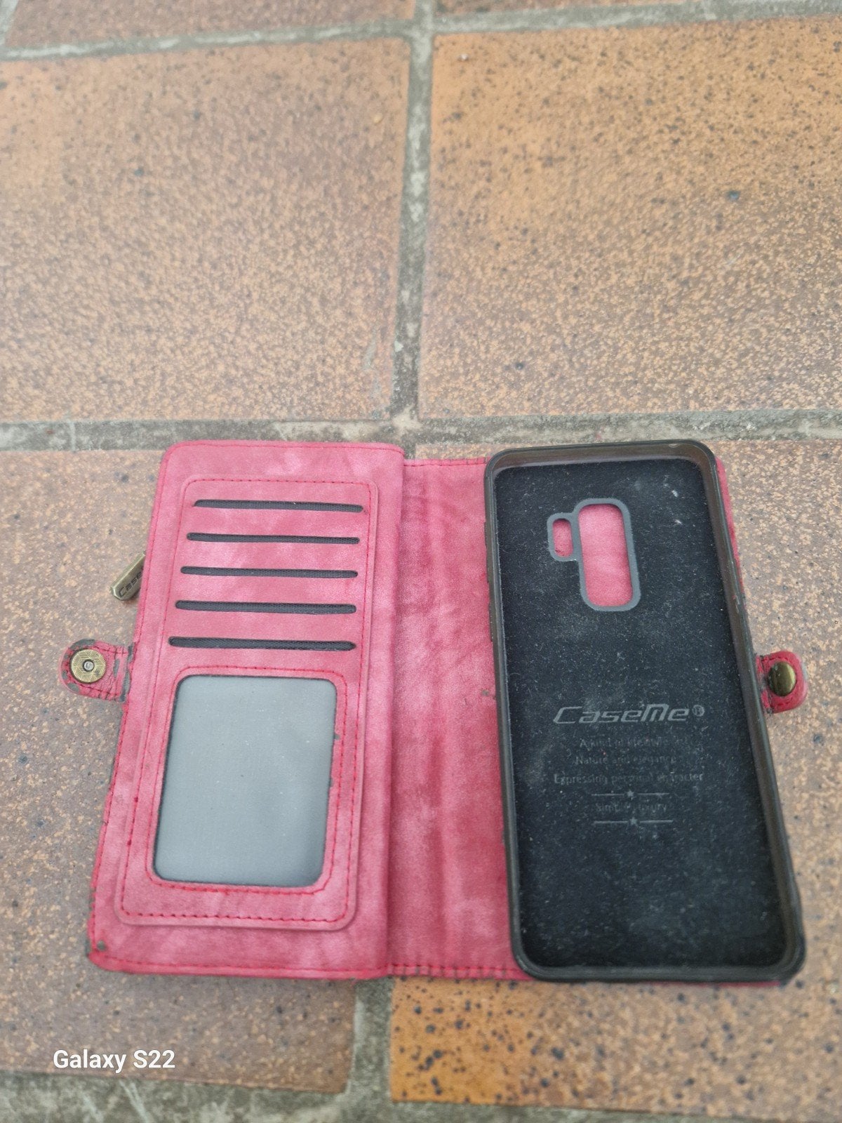 Caseme Hoesje voor Samsung Galaxy S9+, Ophalen, Gebruikt, Flipcase
