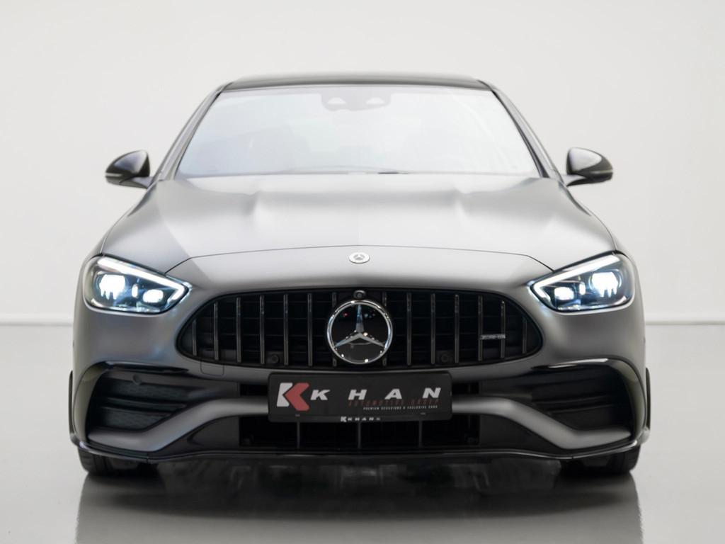 Mercedes-Benz C-klasse C43 AMG 4MATIC |Pano|Kuipstoelen|360, Automaat, 4 cilinders, Leder en Stof, 11 km/l