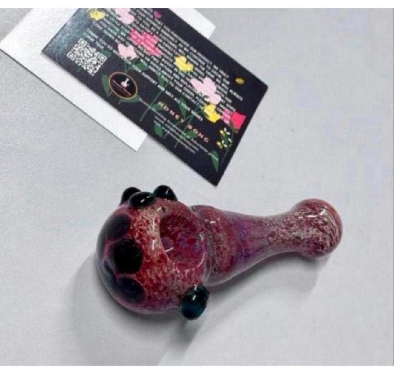 Honey Bong sherlock glazen pijp waterpijp glas handgeblazen, Verzamelen, Nieuw, Ophalen of Verzenden, H, (Water)pijp